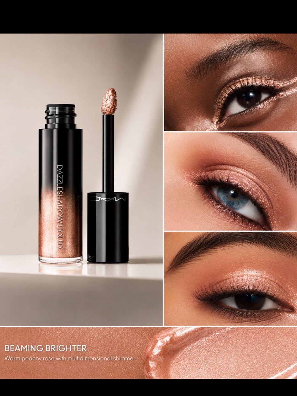 Mac cosmetics beaming brighter DAZZLESHADOW LIQUID